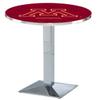 HBS L217-36" Chrome Minnesota Pub Table by Holland Bar Stool Co. view 1