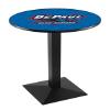 HBS L217-36" Black Wrinkle DePaul Pub Table by Holland Bar Stool Co. view 1