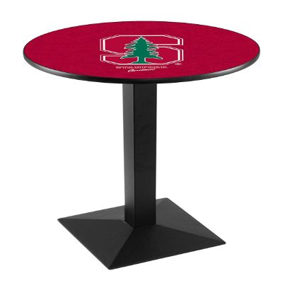 HBS L217-36" Black Wrinkle Stanford Pub Table by Holland Bar Stool Co.