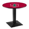 HBS L217-36" Black Wrinkle Stanford Pub Table by Holland Bar Stool Co. view 1