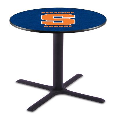 HBS L211-36" Black Wrinkle Syracuse Pub Table by Holland Bar Stool Co.