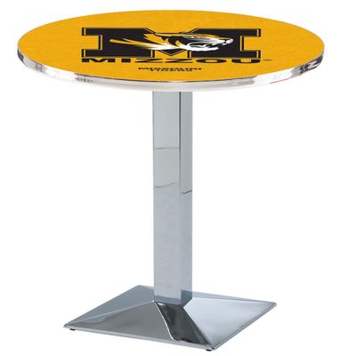 Holland Bar Stool Co. L217-36" Chrome Missouri Pub Table