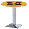Holland Bar Stool Co. L217-36" Chrome Missouri Pub Table view 1
