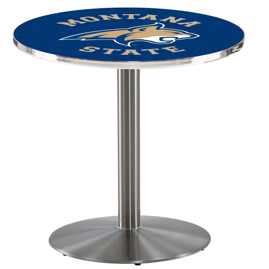 Holland Bar Stool Co. L214-42" Stainless Steel Montana State Pub Table