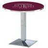 Holland Bar Stool Co. L217-36" Chrome Texas A&M Pub Table view 1