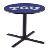 Holland Bar Stool Co. L211-42" Black Wrinkle TCU Pub Table view 1