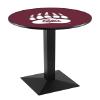 HBS L217-42" Black Wrinkle Montana Pub Table by Holland Bar Stool Co. view 1