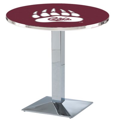 HBS L217-36" Chrome Montana Pub Table by Holland Bar Stool Co.