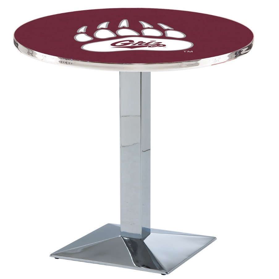 HBS L217-36" Chrome Montana Pub Table by Holland Bar Stool Co.