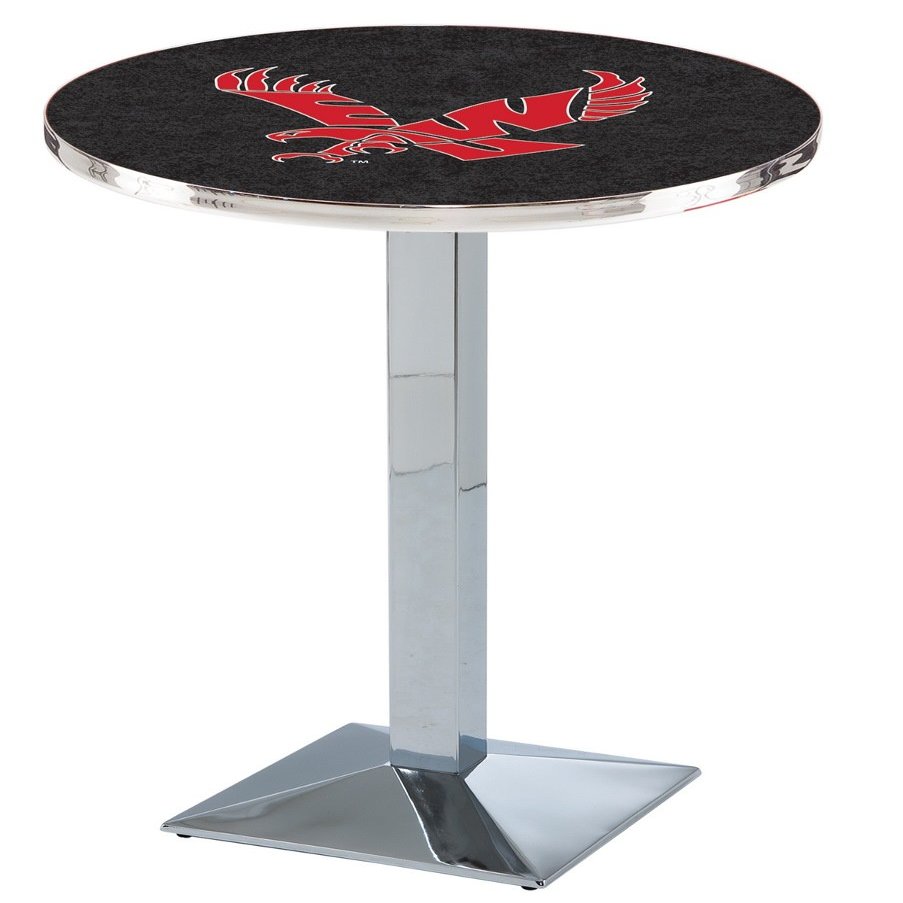 HBS L217-36" Chrome Eastern Washington Pub Table by Holland Bar Stool Co.