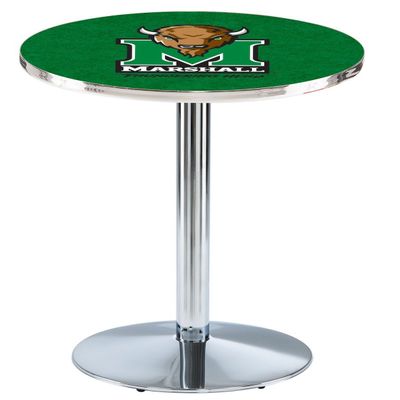 HBS L214-42" Chrome Marshall Pub Table by Holland Bar Stool Co.