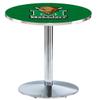 HBS L214-42" Chrome Marshall Pub Table by Holland Bar Stool Co. view 1