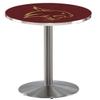 HBS L214-42" Stainless Steel Texas State Pub Table by Holland Bar Stool Co. view 1