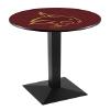 HBS L217-36" Black Wrinkle Texas State Pub Table by Holland Bar Stool Co. view 1
