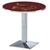 HBS L217-36" Chrome Texas State Pub Table by Holland Bar Stool Co. view 1