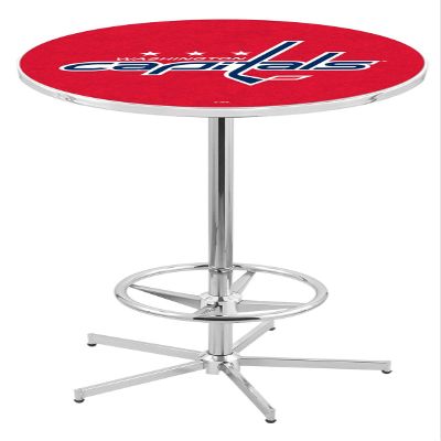 Holland Bar Stool Co. Washington Capitals Officially Licensed L216 Pub Table - NHL - 28" Top