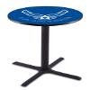 HBS L211-36" Black Wrinkle U.S. Air Force Pub Table by Holland Bar Stool Co. view 1
