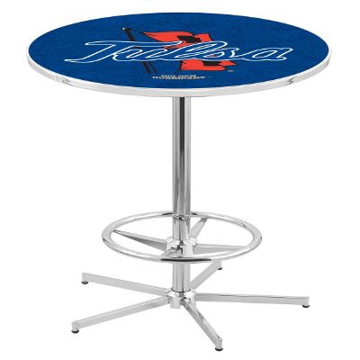 Holland Bar Stool Co. L216-42" Chrome Tulsa Pub Table