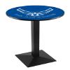 HBS L217-42" Black Wrinkle U.S. Air Force Pub Table by Holland Bar Stool Co. view 1