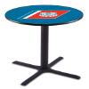 HBS L211-42" Black Wrinkle U.S. Coast Guard Pub Table by Holland Bar Stool Co. view 1