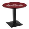 Holland Bar Stool Co. L217-42" Black Wrinkle Mississippi State Pub Table view 1