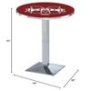 Holland Bar Stool Co. L217-42" Chrome Mississippi State Pub Table view 2