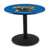HBS L214-36" Black Wrinkle Kentucky Wildcat Pub Table by Holland Bar Stool Co. view 1