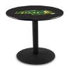 HBS L214-42" Black Wrinkle North Dakota State Pub Table by Holland Bar Stool Co. view 1