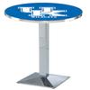 HBS L217-36" Chrome Kentucky UK Pub Table by Holland Bar Stool Co. view 1