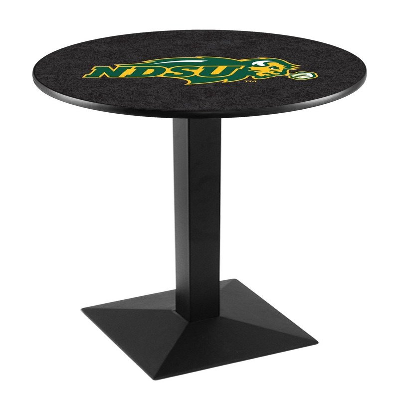 Holland Bar Stool Co. L217-36" Black Wrinkle North Dakota State Pub Table