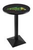 HBS L217-42" Black Wrinkle North Dakota State Pub Table by Holland Bar Stool Co. view 1