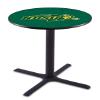 Holland Bar Stool Co. L211-36" Black Wrinkle North Dakota State Pub Table view 1