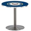HBS L214-42" Stainless Steel U.S. Navy Pub Table by Holland Bar Stool Co.
