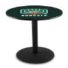 HBS L214-42" Black Wrinkle Ohio University Pub Table by Holland Bar Stool Co. view 1