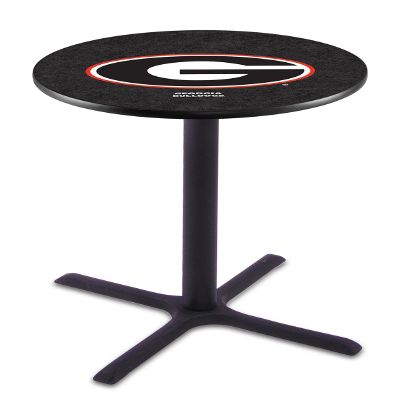 HBS L211-36" Black Wrinkle Georgia G Pub Table by Holland Bar Stool Co.