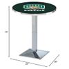 HBS L217-36" Chrome Ohio University Pub Table by Holland Bar Stool Co. view 2