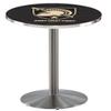HBS L214-36" Stainless Steel US Military Academy (Army) Pub Table by Holland Bar Stool Co. view 1