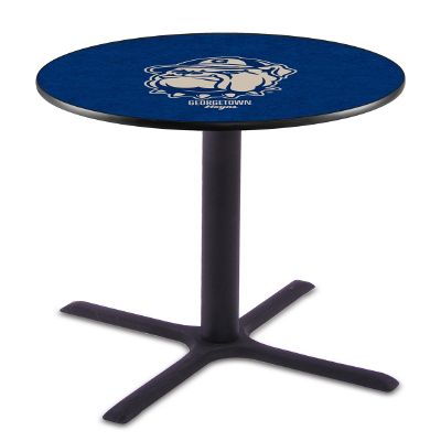 HBS L211-36" Black Wrinkle Georgetown Pub Table by Holland Bar Stool Co.