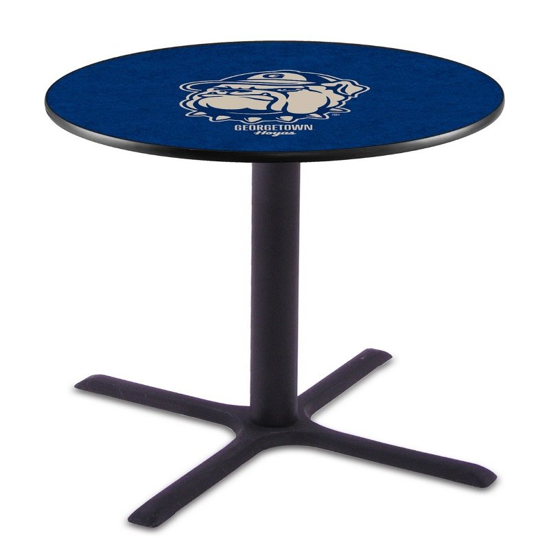 HBS L211-36" Black Wrinkle Georgetown Pub Table by Holland Bar Stool Co.