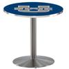 HBS L214-42" Stainless Steel Utah State Pub Table by Holland Bar Stool Co.