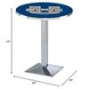 HBS L217-42" Chrome Utah State Pub Table by Holland Bar Stool Co. view 2