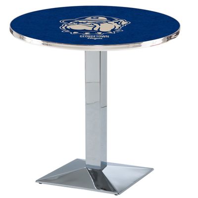 Holland Bar Stool Co. L217-42" Chrome Georgetown Pub Table