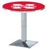 HBS L217-36" Chrome Nebraska Pub Table by Holland Bar Stool Co. view 1