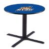 HBS L211-42" Black Wrinkle Grand Valley State Pub Table by Holland Bar Stool Co. view 1