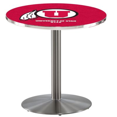 Holland Bar Stool Co. L214-36" Stainless Steel Utah Pub Table