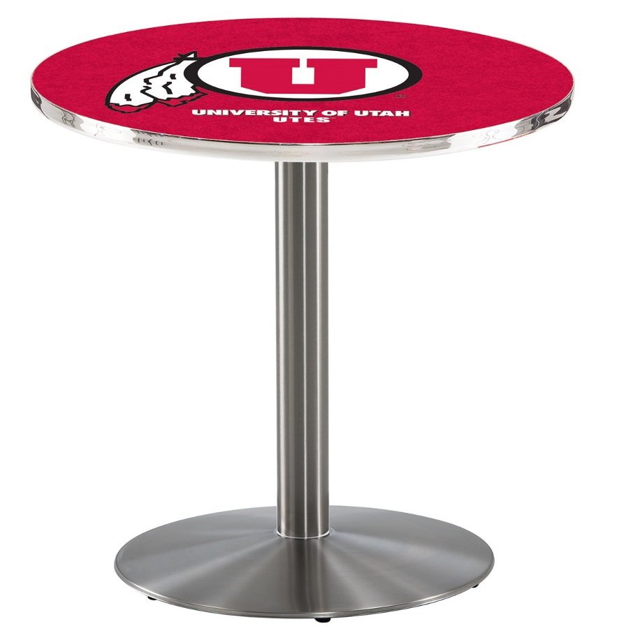 Holland Bar Stool Co. L214-36" Stainless Steel Utah Pub Table