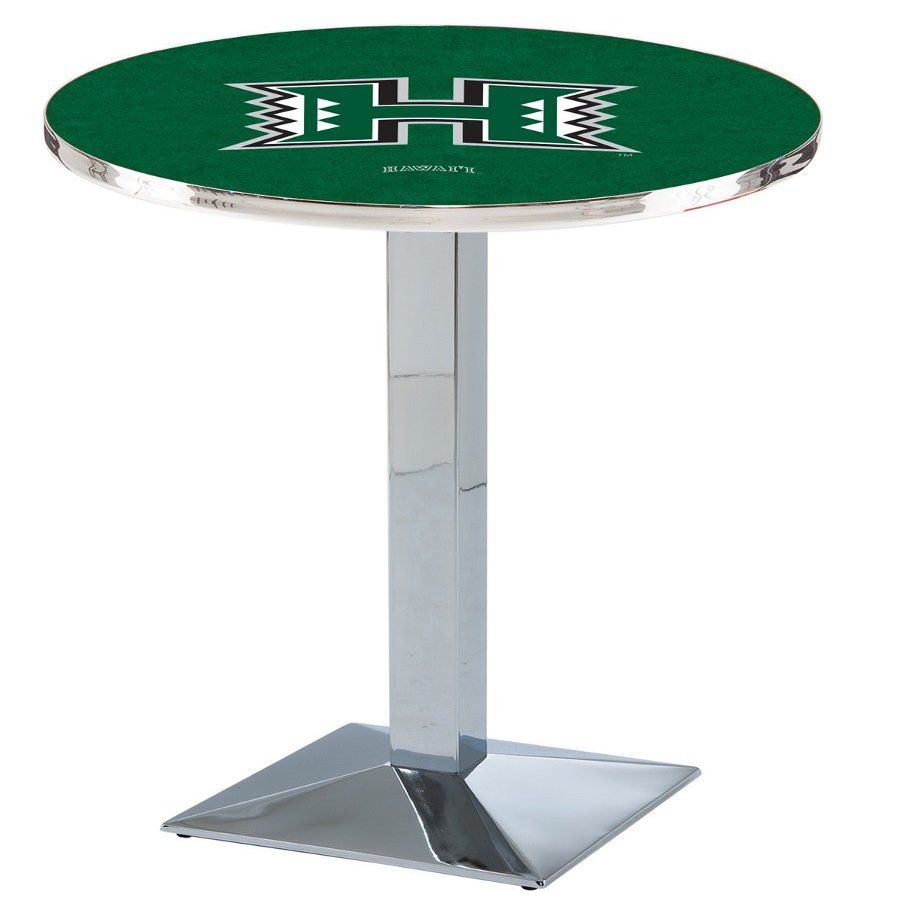 L217-36" Chrome Hawaii Pub Table by Holland Bar Stool Co.