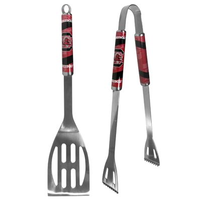 NCAA Siskiyou Sports Fan Shop South Carolina Fighting Gamecocks 2 pc Steel BBQ Tool Set One Size Team Color