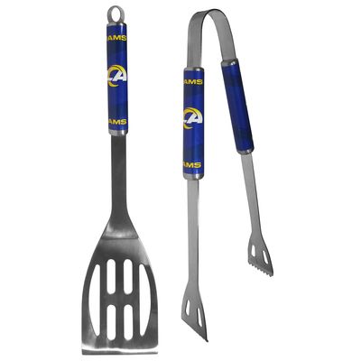NFL Siskiyou Sports Fan Shop Los Angeles Rams 2 pc Steel BBQ Tool Set One Size Team Color