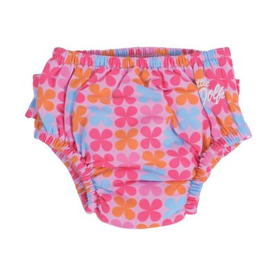 Little Dolfins Swim Diaper-PINK CLOVER 4T